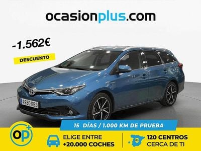 Azul Usado 2017 Toyota Auris Hybrid Advance Familiar | 15.150 € (Precio justo)
