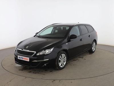 Negro Usado 2017 Peugeot 308 Style Familiar | 11.399 € (Precio justo)