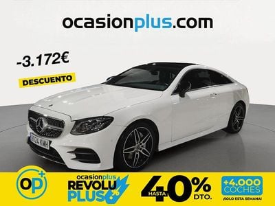 Usado Mercedes E220 194 CV (142 kW) 2018 Blanco Coupe