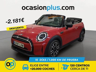 Rojo Usado 2022 Mini Cooper Cabriolet Descapotable | 21.690 € (Precio justo)