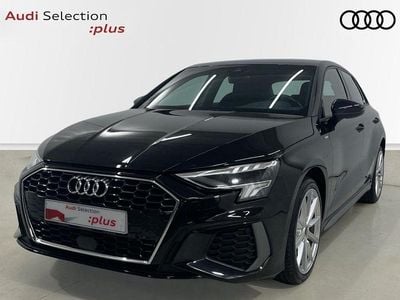 Usado Audi A3 S-Line 116 CV (85 kW) 2022 Negro Berlina