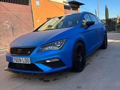 Usado Seat Leon ST FR 150 CV (110 kW) 2019 Azul Familiar