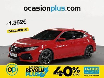 Usado Honda Civic Elegance 129 CV (94 kW) 2019 Rojo