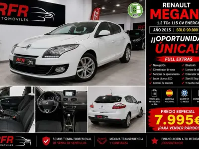 Usado Renault Mégane LIMITED 116 CV (85 kW) 2015 Blanco Utilitario