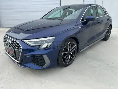 Usado Audi A3 S-Line 150 CV (110 kW) 2021 Azul Berlina