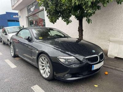 Negro Usado 2008 BMW 635 Cabriolet Descapotable | 17.000 €