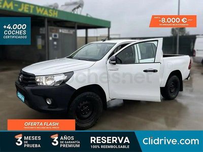 Usado Toyota HiLux 150 CV (110 kW) 2017 Gris / plata Recogida