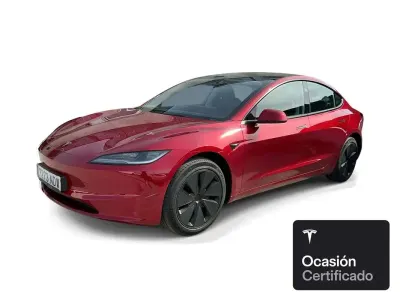 Usado Tesla Model 3 Long Range AWD 269 kW (366 CV) 2025 Rojo Berlina