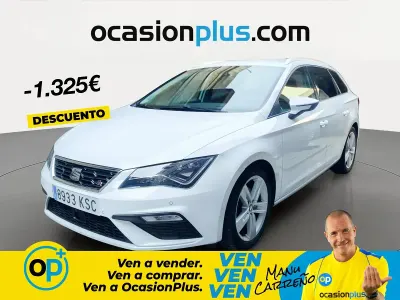 Usado Seat Leon FR 150 CV (110 kW) 2018 Blanco Familiar