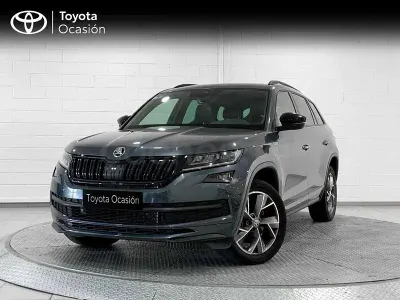 Usado Skoda Kodiaq SportLine 200 CV (147 kW) 2021 Gris / plata SUV