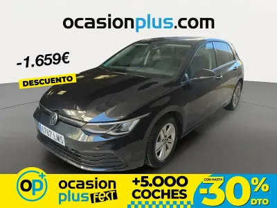 Usado VW Golf VII Life 115 CV (84 kW) 2021 Negro Utilitario