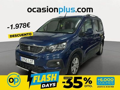 Usado Peugeot Rifter Allure 130 CV (95 kW) 2019 Azul Monovolumen