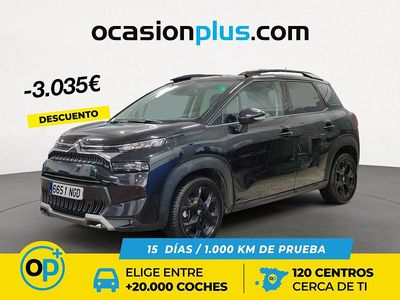 Negro Usado 2024 Citroën C3 Aircross PureTech SUV | 14.250 € (Precio justo)