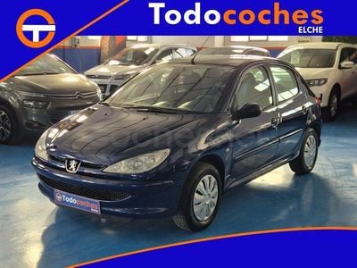 Usado Peugeot 206 90 CV (66 kW) 2003 Azul Berlina