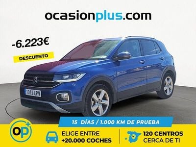 Azul Usado 2021 VW T-Cross Sportline SUV | 21.490 € (Precio justo)