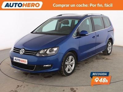 Usado VW Sharan Advance 150 CV (110 kW) 2019 Azul Monovolumen