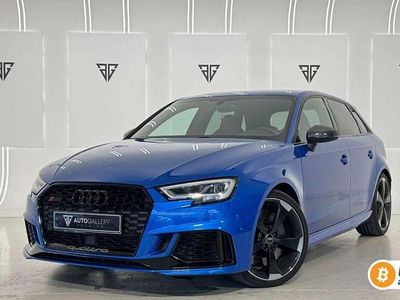 Usado Audi RS3 Sportback 400 CV (294 kW) 2018 Azul Utilitario