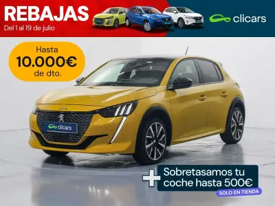 Usado Peugeot 208 GT-line 130 CV (95 kW) 2020 Amarillo Utilitario