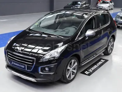 Usado Peugeot 3008 Allure 115 CV (84 kW) 2014 Negro Familiar