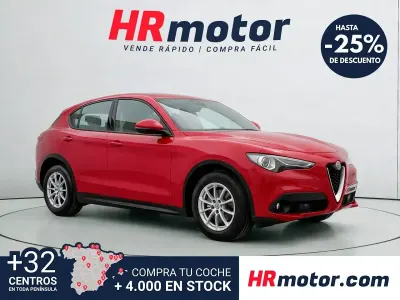 Usado Alfa Romeo Stelvio Business 160 CV (117 kW) 2019 Rojo SUV