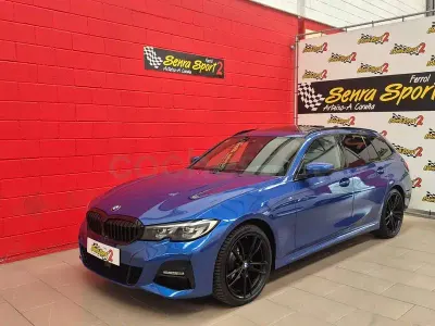 Usado BMW 318 Sport Line 150 CV (110 kW) 2021 Azul Familiar