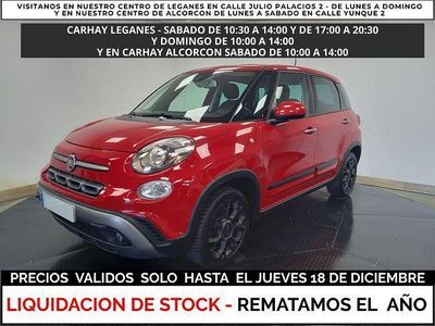 Rojo Usado 2019 Fiat 500L Cross Monovolumen | 12.290 € (Precio justo)