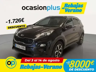 Usado Kia Sportage 136 CV (100 kW) 2019 Negro SUV