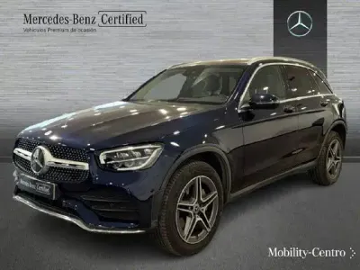 Usado Mercedes GLC300e 320 CV (235 kW) 2021 Azul cavansita