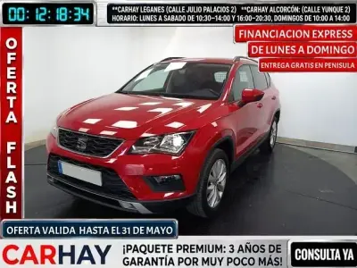 Usado Seat Ateca Style 116 CV (85 kW) 2020 Rojo SUV