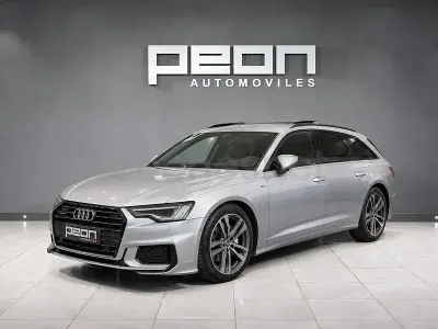 Usado Audi A6 S-line plus 204 CV (150 kW) 2021 Gris / plata Familiar