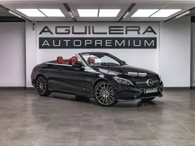 Käytetty Mercedes C250 204 HP (150 kW) 2018 Musta Avoauto