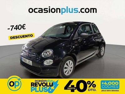 Usado Fiat 500 Pop 69 CV (50 kW) 2017 Negro Utilitario