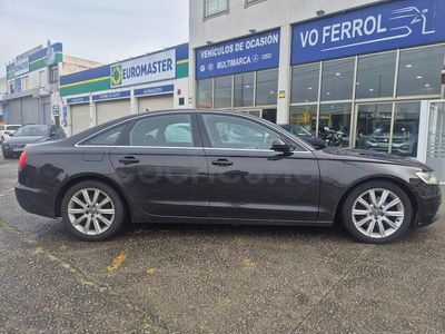 Usado Audi A6 177 CV (130 kW) 2012 Negro Berlina