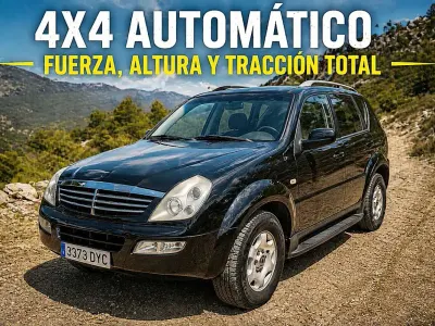 Usado SsangYong Rexton Limited 165 CV (121 kW) 2006 Negro SUV