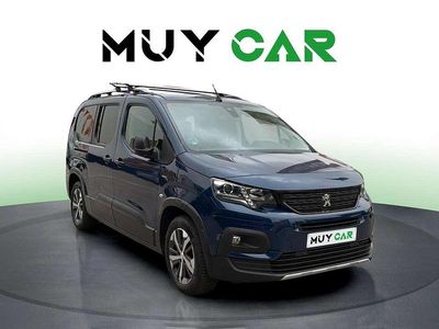 Usado Peugeot Rifter GT-line 131 CV (96 kW) 2018 Azul Monovolumen