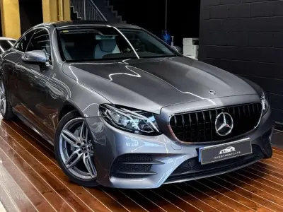 Käytetty Mercedes E220 194 HP (142 kW) 2018 Harmaa Coupe - kaksiovinen