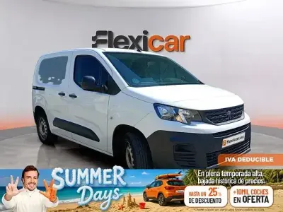 Usado Peugeot Partner S 102 CV (75 kW) 2022 Blanco Monovolumen