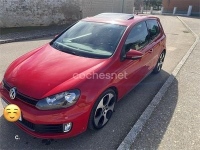 Usado VW Golf VI GTI 210 CV (154 kW) 2009 Rojo Utilitario