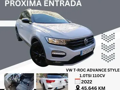 Usado VW T-Roc Advance 110 CV (80 kW) 2022 Blanco SUV