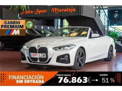 Usado BMW 420 Cabriolet Comfort Edition 184 CV (135 kW) 2022 Blanco Descapotable