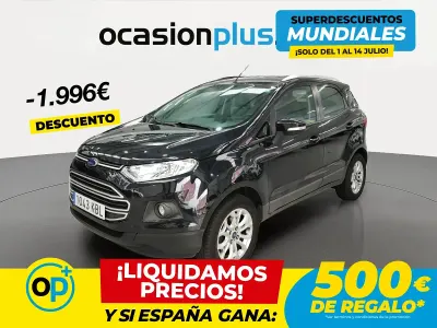 Usado Ford Ecosport Trend 95 CV (69 kW) 2017 Negro SUV