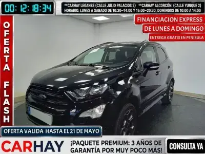Usado Ford Ecosport ST-Line 125 CV (91 kW) 2022 Negro SUV