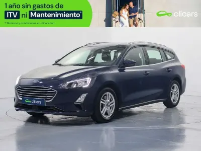 Usado Ford Focus Trend+ 120 CV (88 kW) 2021 Azul Familiar