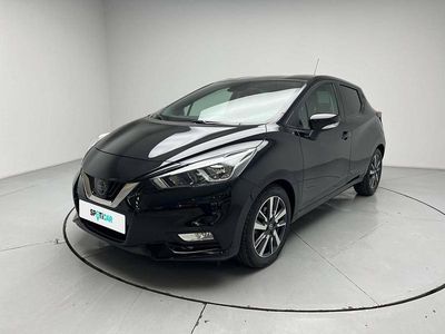Usado Nissan Micra Acenta 90 CV (66 kW) 2018 Negro Utilitario