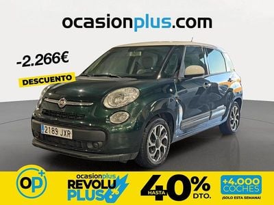 Usado Fiat 500L Pop Star 95 CV (69 kW) 2017 Verde Monovolumen