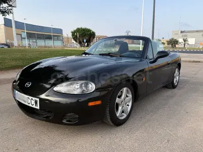 Usado Mazda MX5 110 CV (80 kW) 2002 Negro Descapotable