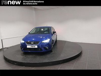 Usado Seat Ibiza FR 115 CV (84 kW) 2018 Azul Utilitario