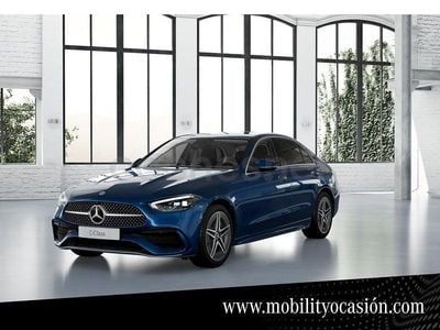 Usado Mercedes C200 204 CV (150 kW) 2021 Azul Berlina