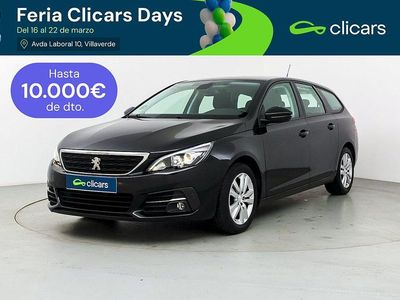 Usado Peugeot 308 SW Active 130 CV (95 kW) 2021 Negro Familiar
