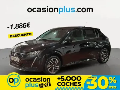 Usado Peugeot 208 Allure 100 CV (73 kW) 2023 Negro Utilitario